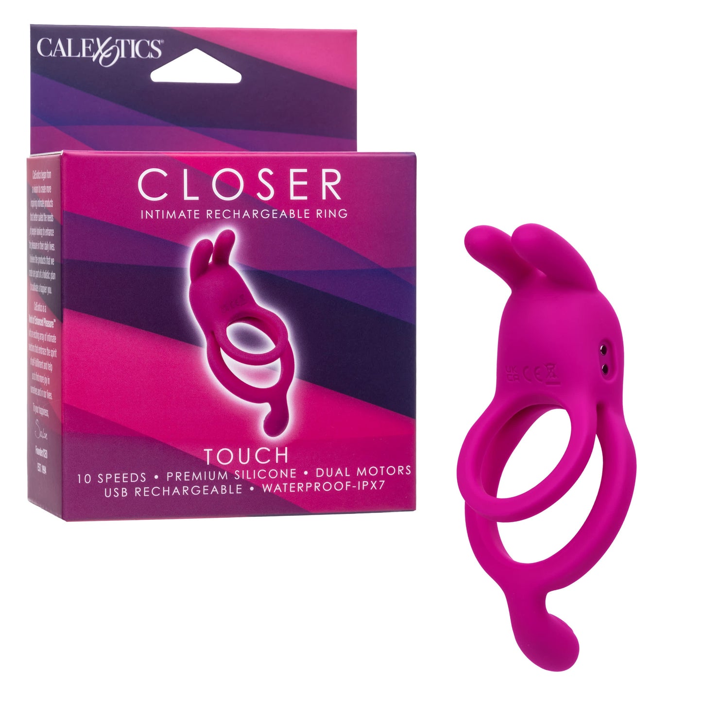 CalExotics Closer Intimate Rechargeable Ring Touch