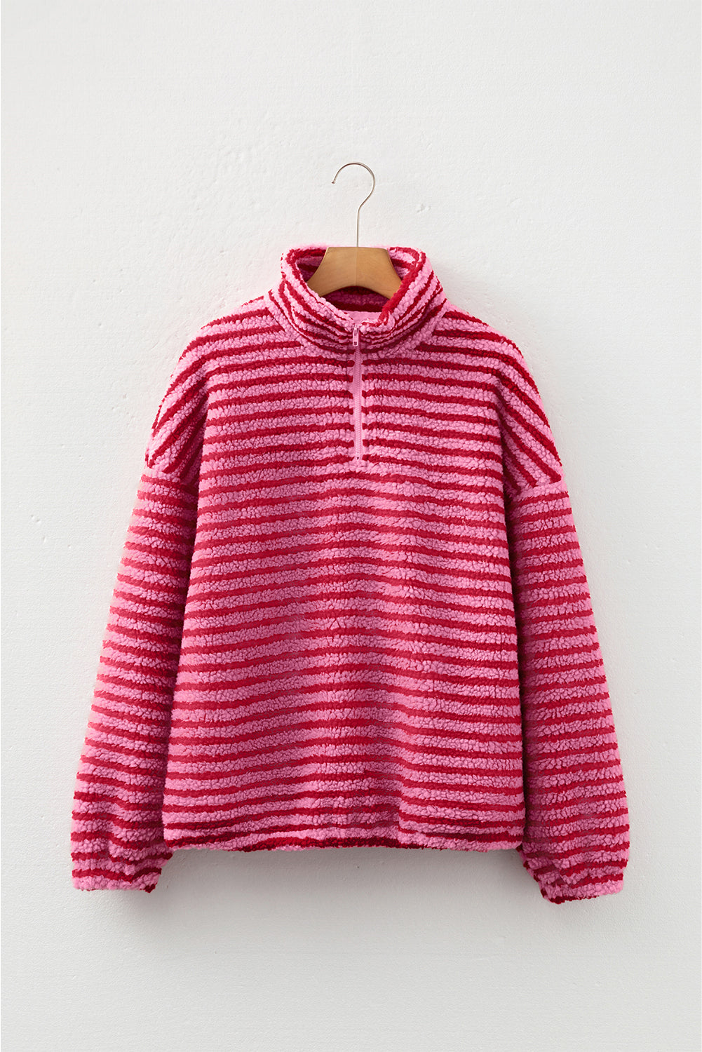 Threaded Pear Camila Zip Fleece Oversize Sweatshirt