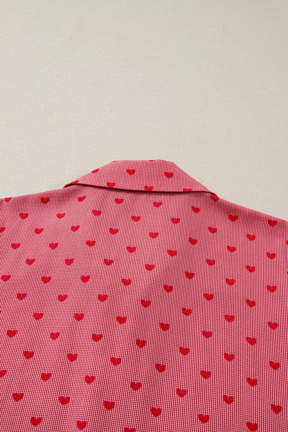 Threaded Pear Charlie Sleeve Loose Valentine Shirt