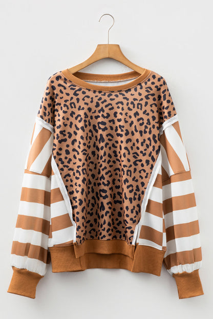 Threaded Pear Margot Casual Sweatshirt with Slits