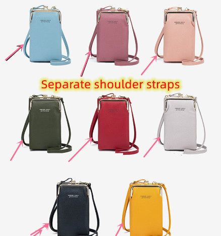 Fashion Lychee Pattern Solid Color Crossbody Bag | Premium Pebbled Texture Shoulder Bag | Minimalist Diagonal Sling Purse for Women | Elegant Daily Travel Messenger Bag