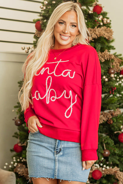 Threaded Pear Evelyn Baby Tinsel Graphic Sweatshirt