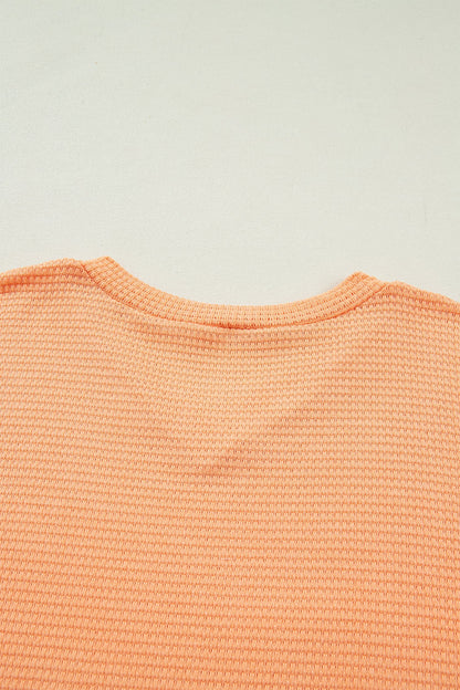 Threaded Pear Xyla Short Sleeve Knit Top