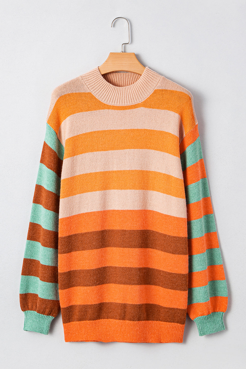 Threaded Pear Racella Drop Shoulder Cozy Sweater