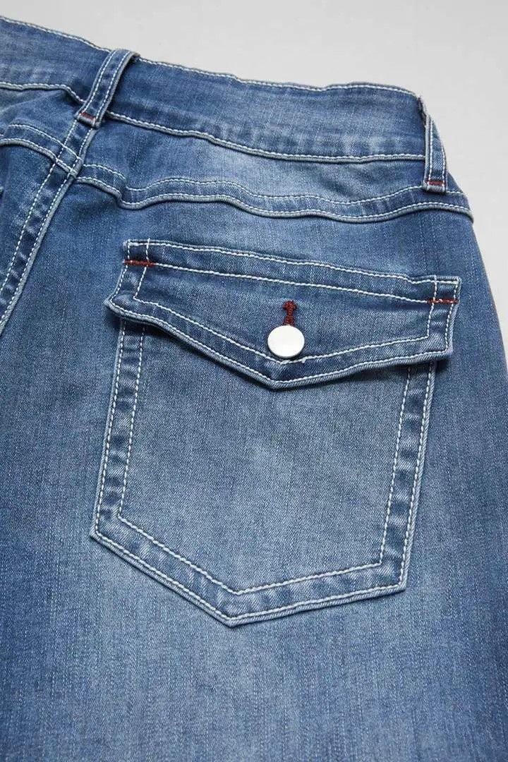 casual straight leg jeans