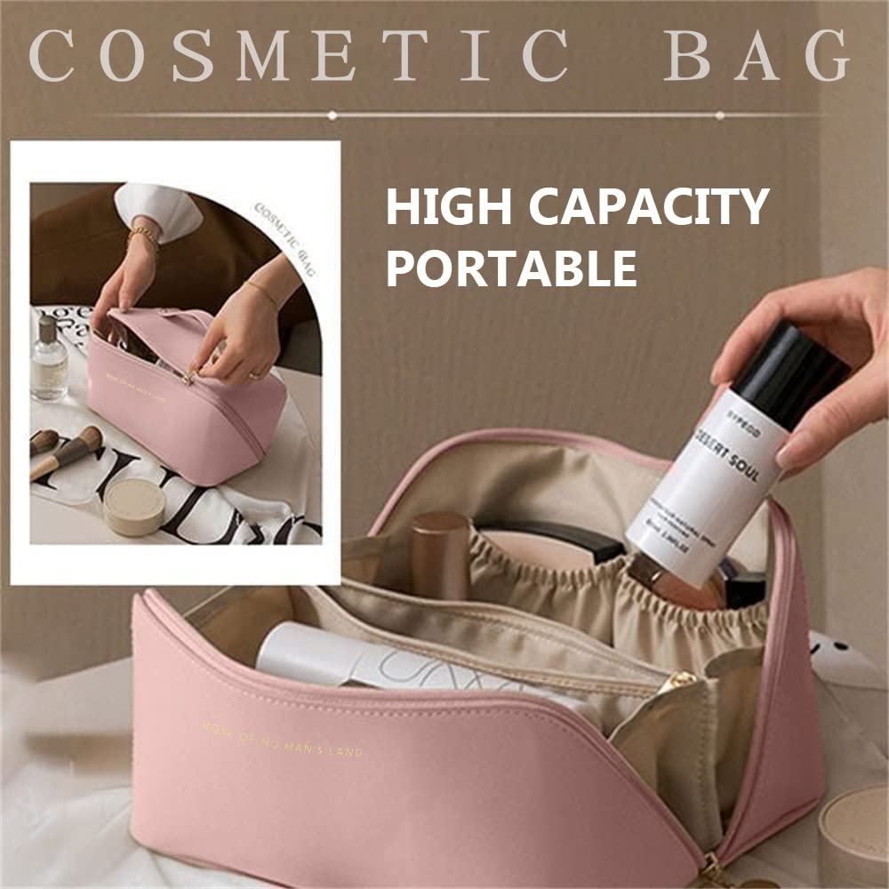 Professional Travel Cosmetic Bag | Women’s High-Capacity Makeup Organizer | Luxury Portable Toiletry Storage Bag | Trendy Water-Resistant Beauty Case | 2026 High-Fashion Multi-Function Makeup Pouch