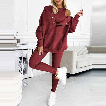 Women’s 3-Piece Hooded Sports Suit