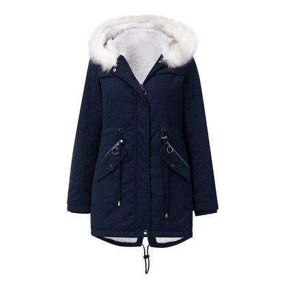 Women’s Fur Collar Padded Parka