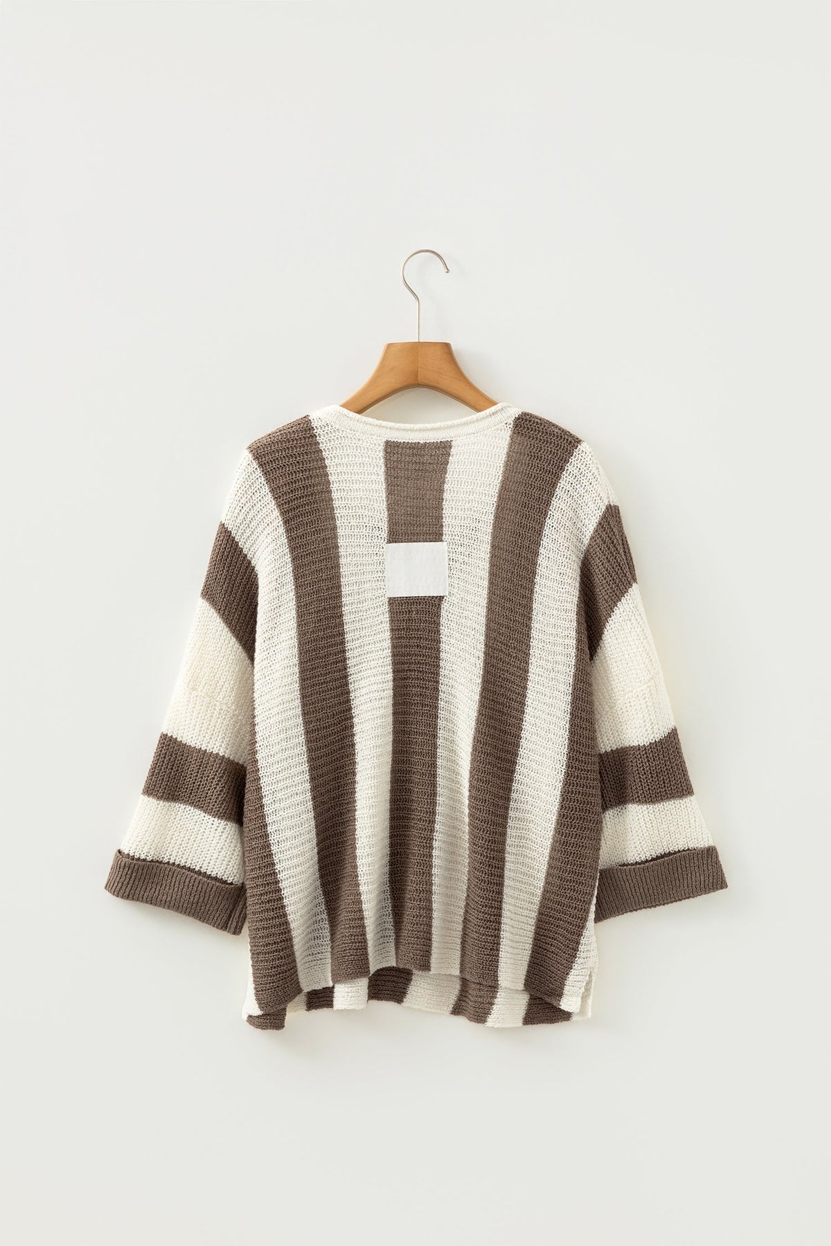 Threaded Pear Holland Colorblock Bracelet Sleeve Sweater