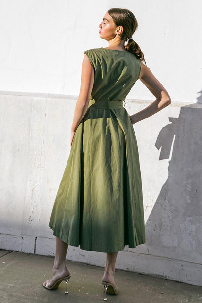 Delicate Dreams Woven Midi Dress