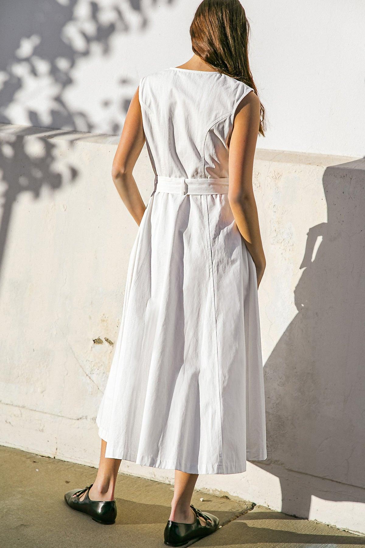 Delicate Dreams Woven Midi Dress