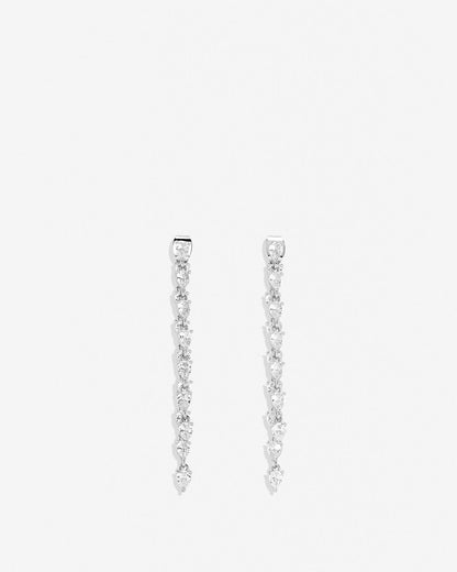 By My Side Pear Cut Chandelier Earrings