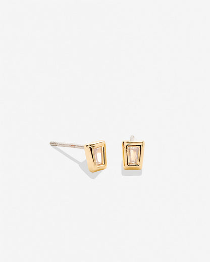 Mom Baguette Stud Earrings