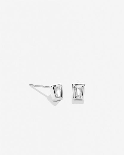 Radiance Baguette Stud Earrings