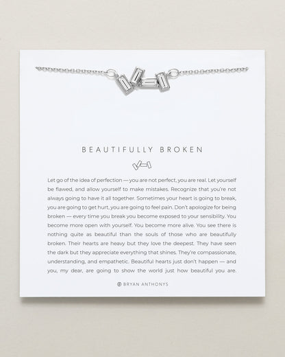 Beautifully Broken & Grit Layered Necklace Set