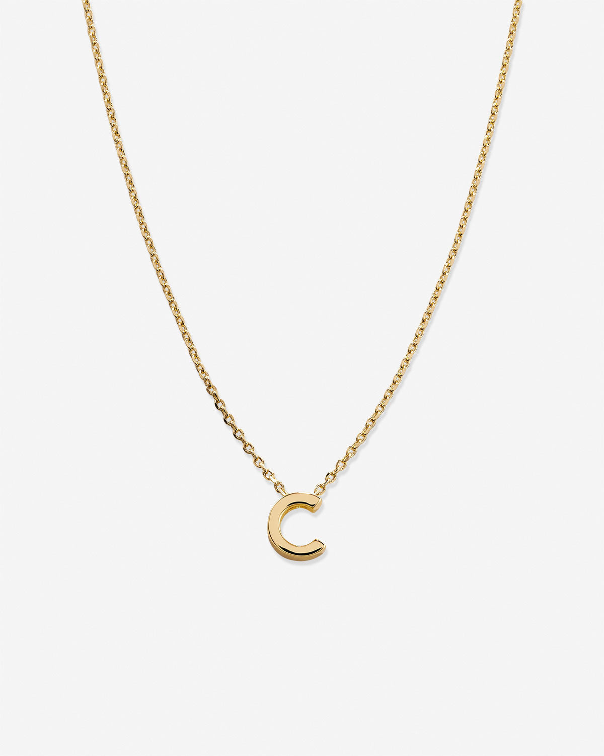 Just For You Initial Necklace — C