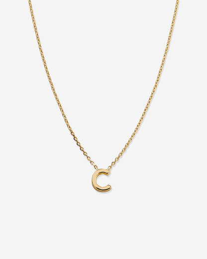 Just For You Initial Necklace — C