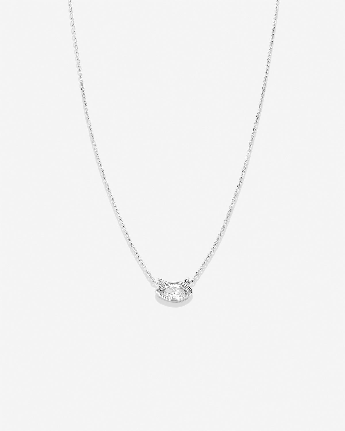 Radiance Marquise Solitaire Necklace