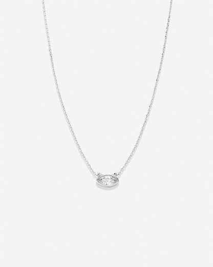 Radiance Marquise Solitaire Necklace