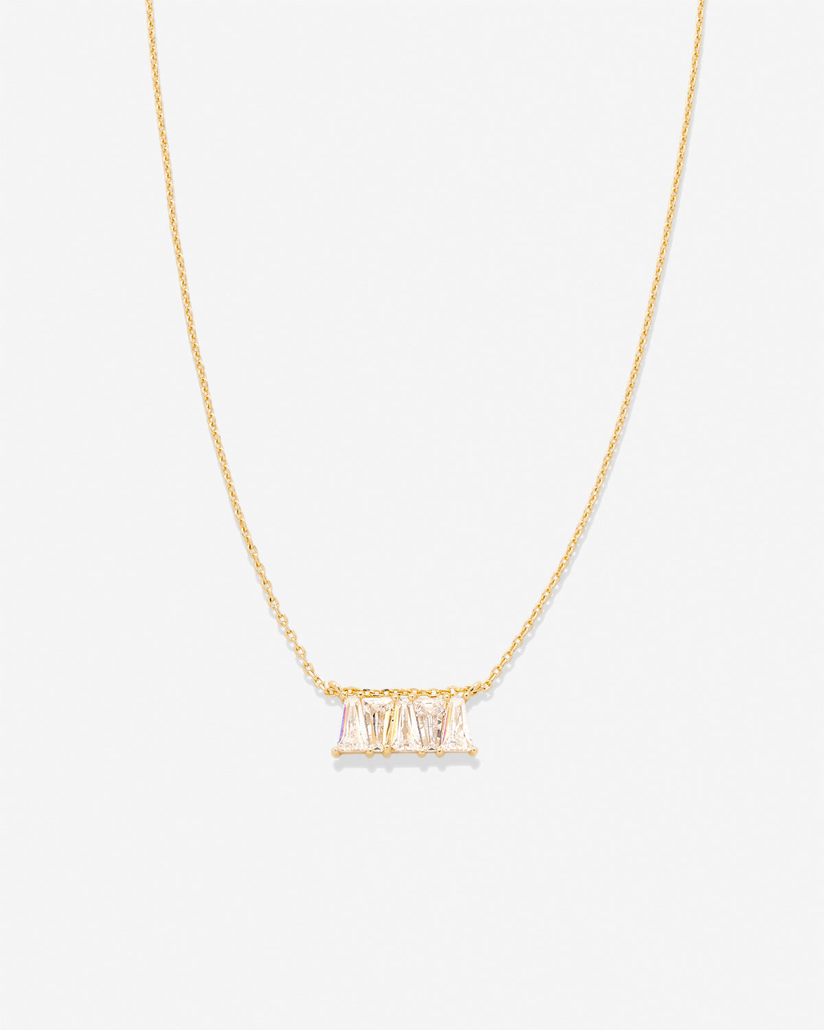 Mom Baguette Dainty Necklace