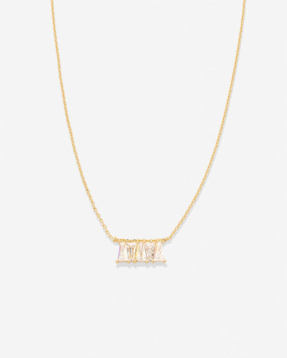 Mom Baguette Dainty Necklace
