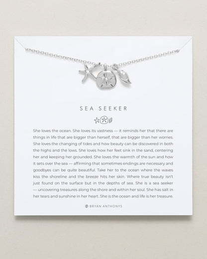 Sea Seeker & Pause Layered Necklace Set