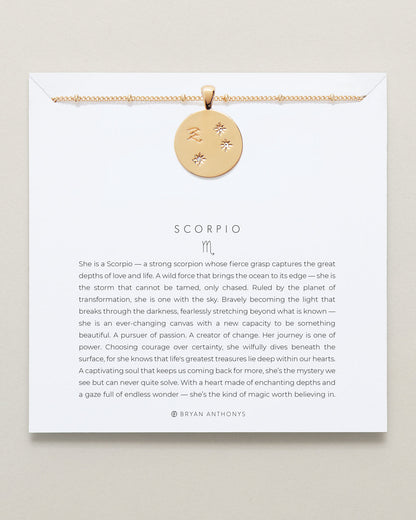 Scorpio — Zodiac Necklace