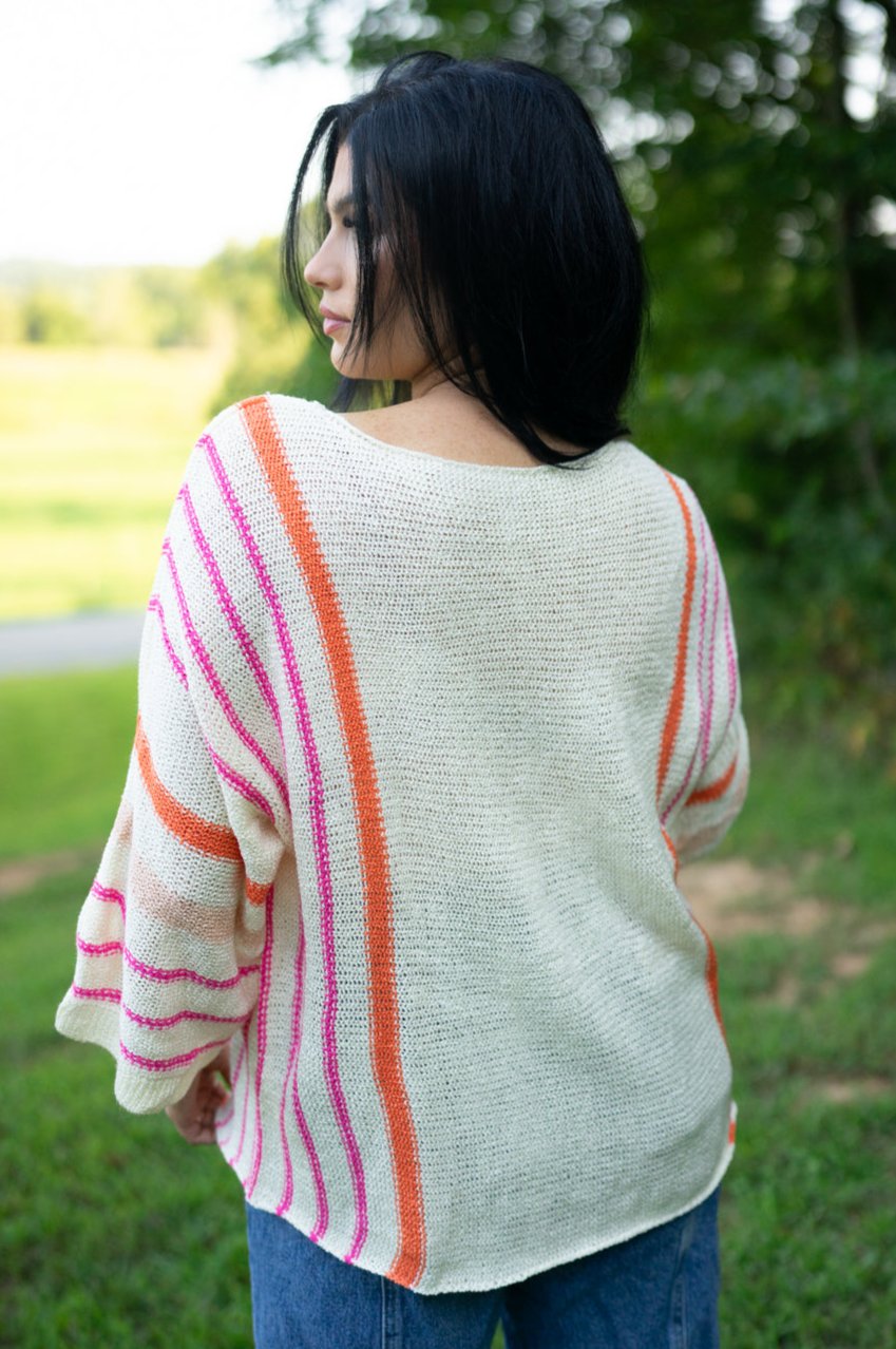 Threaded Pear Hayley Wide Sleeve Sweater