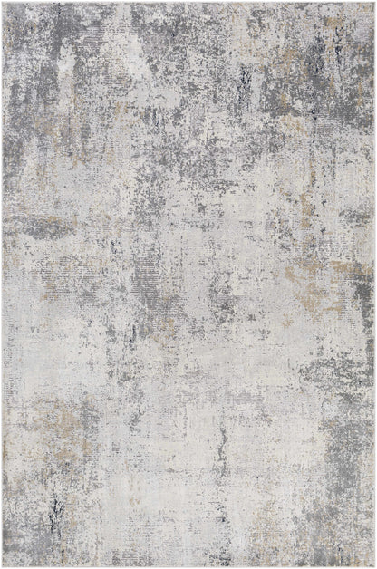Baranduda Abstract Gray Luxe Rug - Clearance