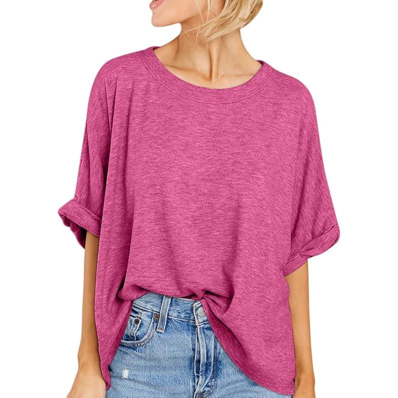 Women's Oversized Casual Short Sleeve T-Shirt