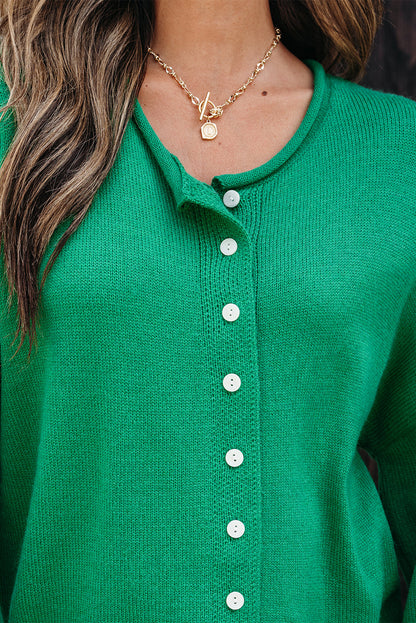 Threaded Pear Evatyn Knit Drop Shoulder Sweater