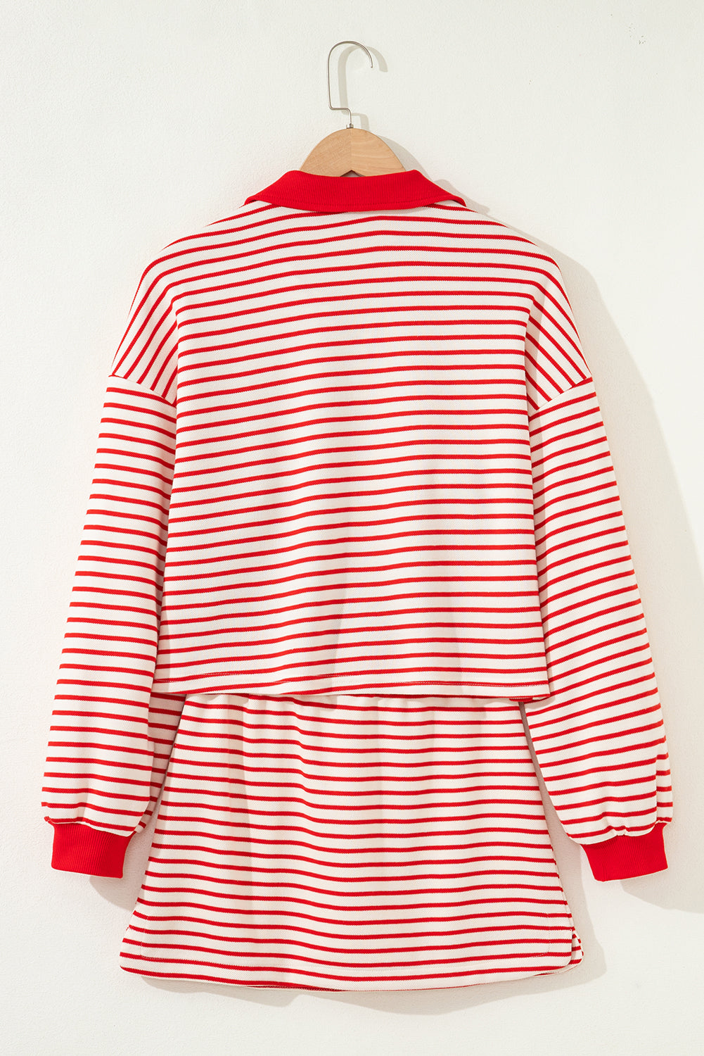 Threaded Pear Zaylee Collared Drop Shoulder Pullover