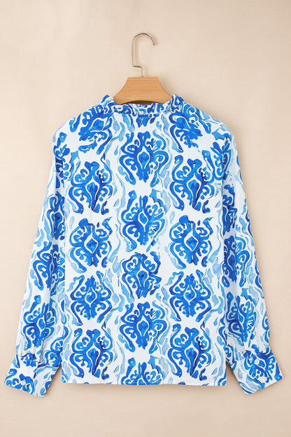 Threaded Pear Serena Front Puff Sleeve Shirt