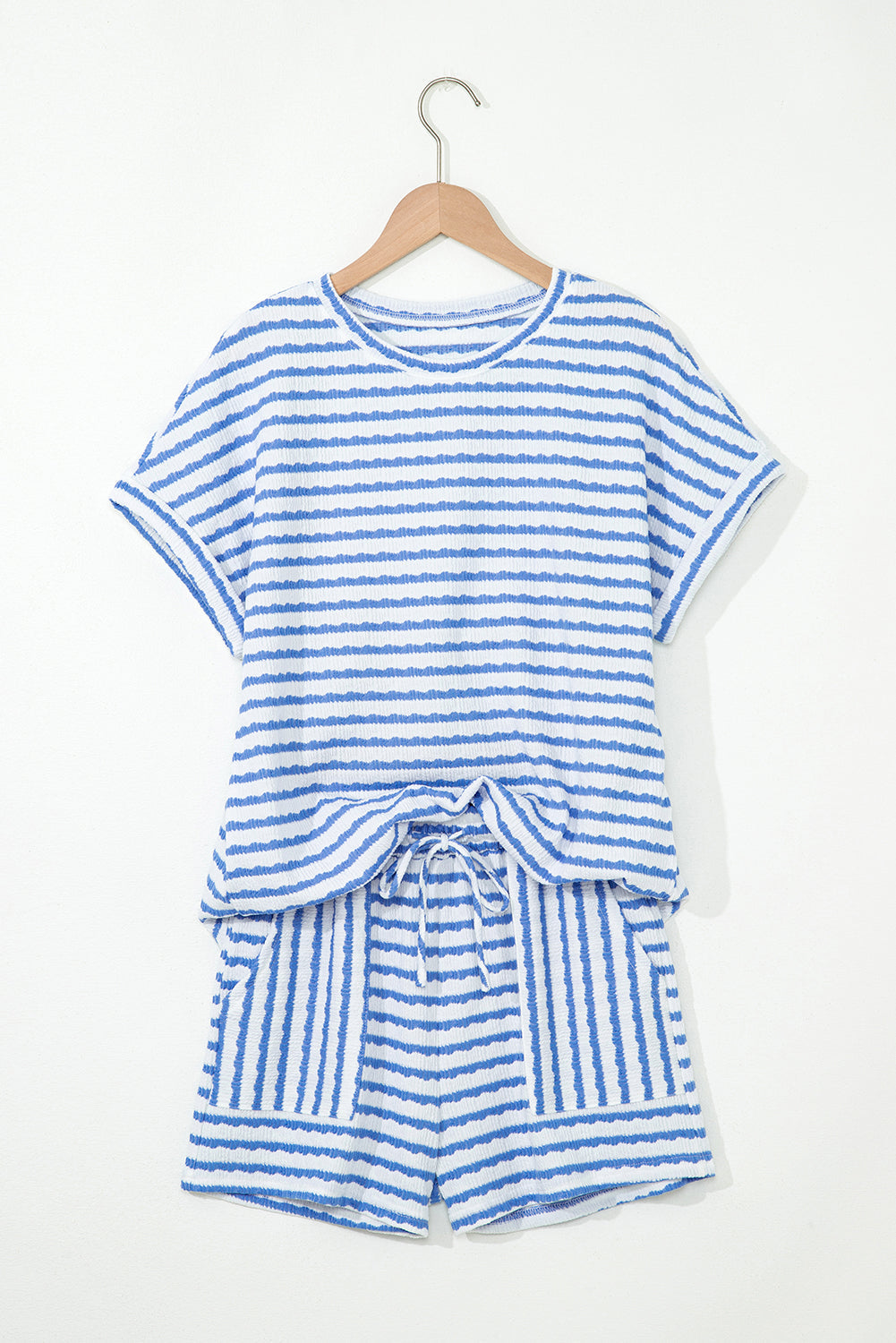 Threaded Pear Madalyn Knitted Short Sleeve Top