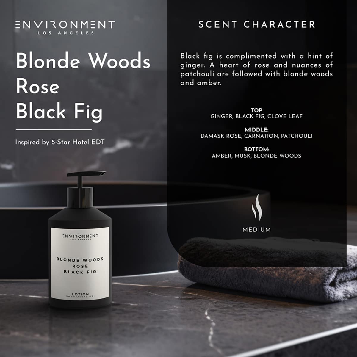 ENVIRONMENT 300mL Lotion Santal Tonka Musk