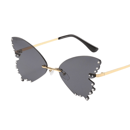 Goldtone Butterfly Sunglasses