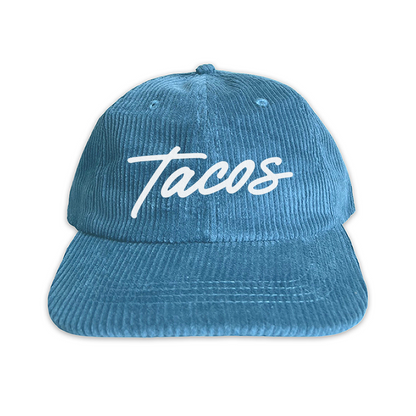 Frankie Jean Tacos Cursive Corduroy Cap