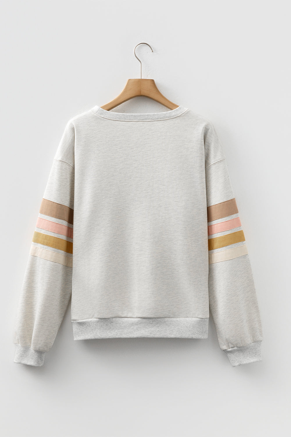 Threaded Pear Maci Patchwork Drop Shoulder Sweatshirt