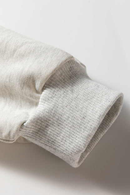 Threaded Pear Maci Patchwork Drop Shoulder Sweatshirt