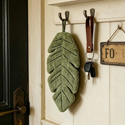 Decorative Leaf Hand Towel