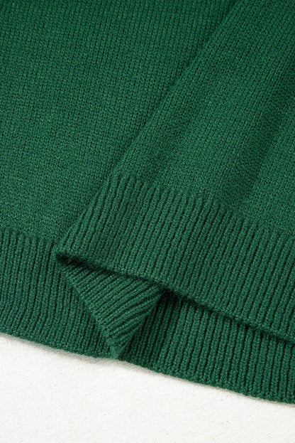 Threaded Pear Eleanor Evergreen Raglan Sleeve Sweater