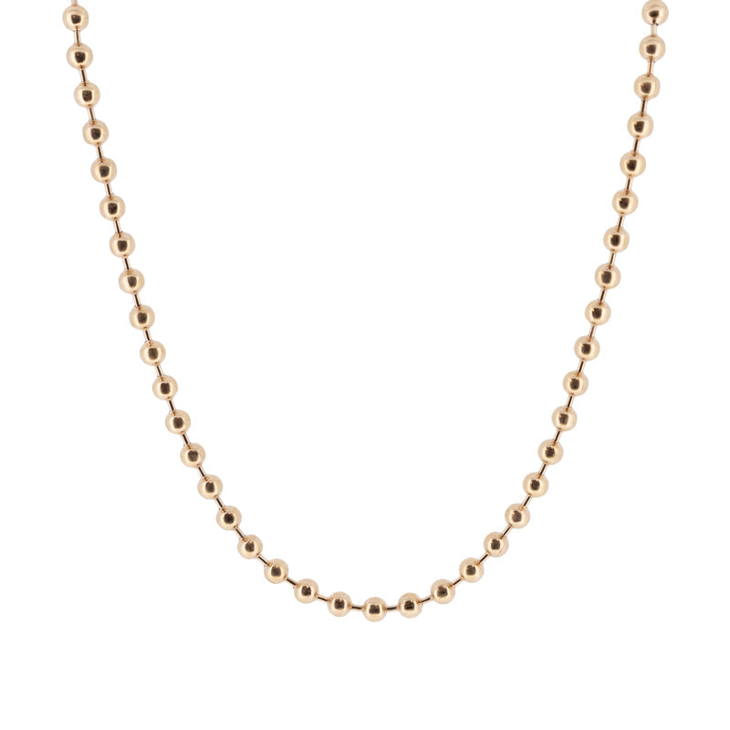 Necklace Rose Gold Storm Crystal Ball