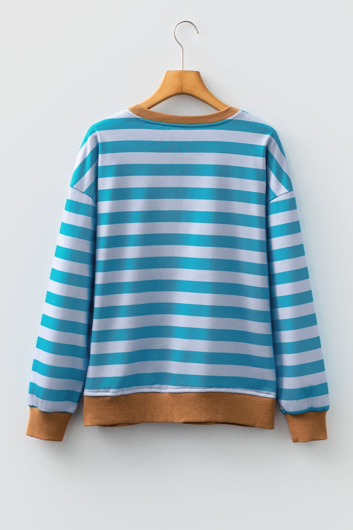 Threaded Pear Madiena Trim Drop Shoulder Sweatshirt