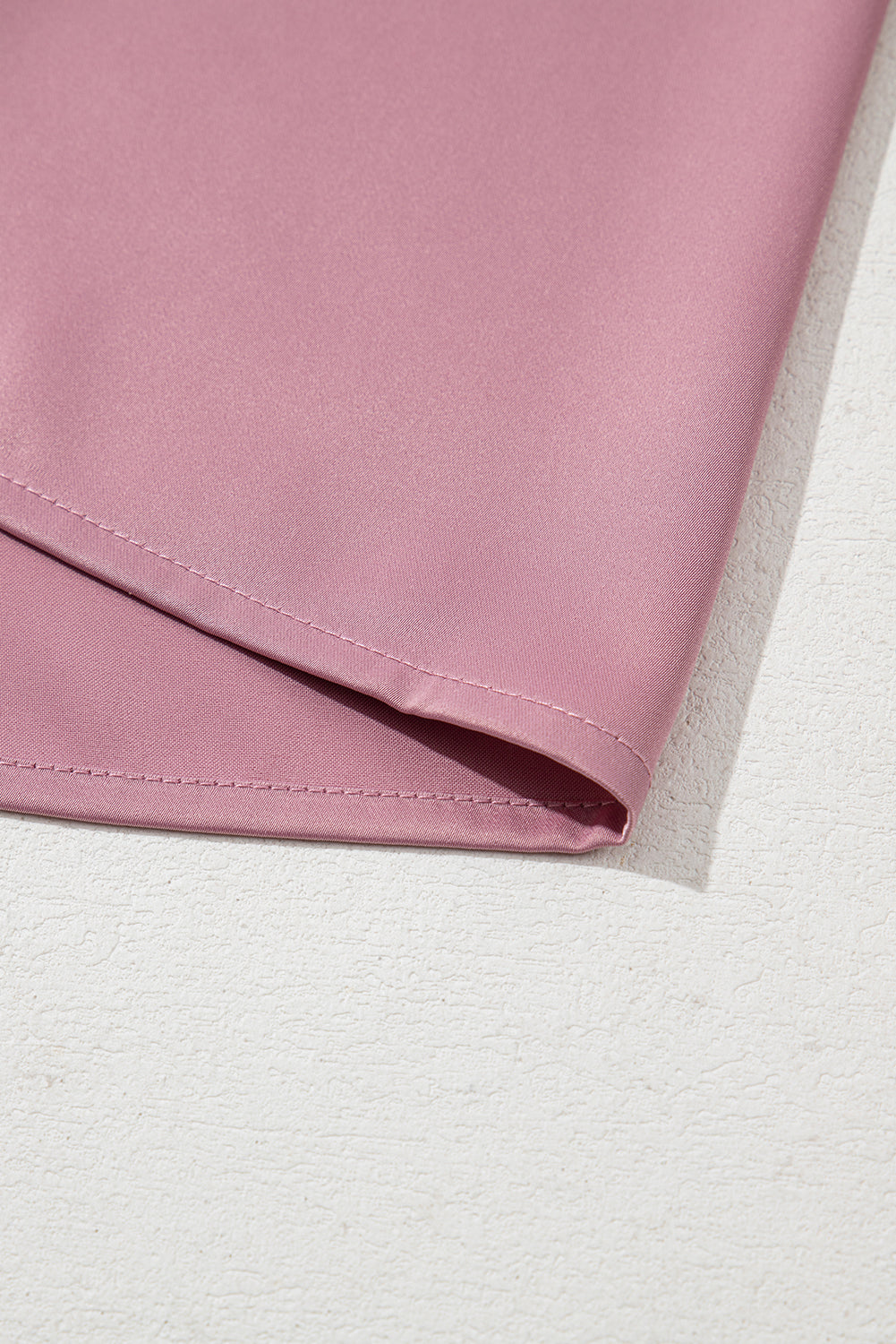 Threaded Pear Ruth Satin Ruffle Sleeve Top