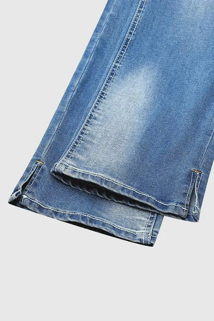 Women’s Jeans T197 | Premium High-Sense Tailored Denim | Elegant Slim-Straight Fit Blue Jeans | Modern Luxury Women's Trousers | 2026 High-Fashion Denim Collection