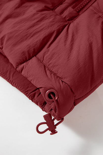 Threaded Pear Clare Side Hooded Puffer Vest
