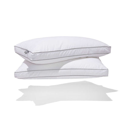 Canadian Down & Feather Company Gel Microfiber Down Alternative Pillow, Medium Support 2 Pack