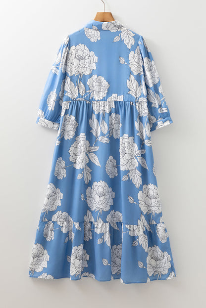 Threaded Pear Isabella Floral Print Shirt
