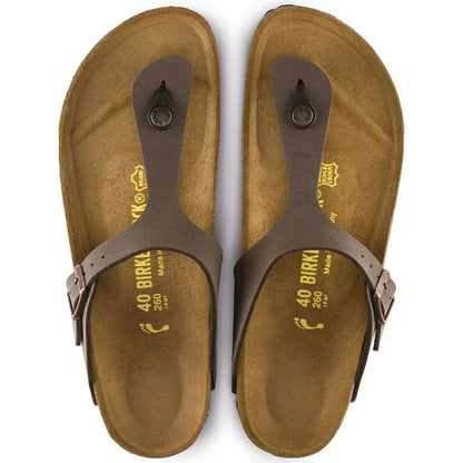 Birkenstock Gizeh Birkibuc Mocha Sandals