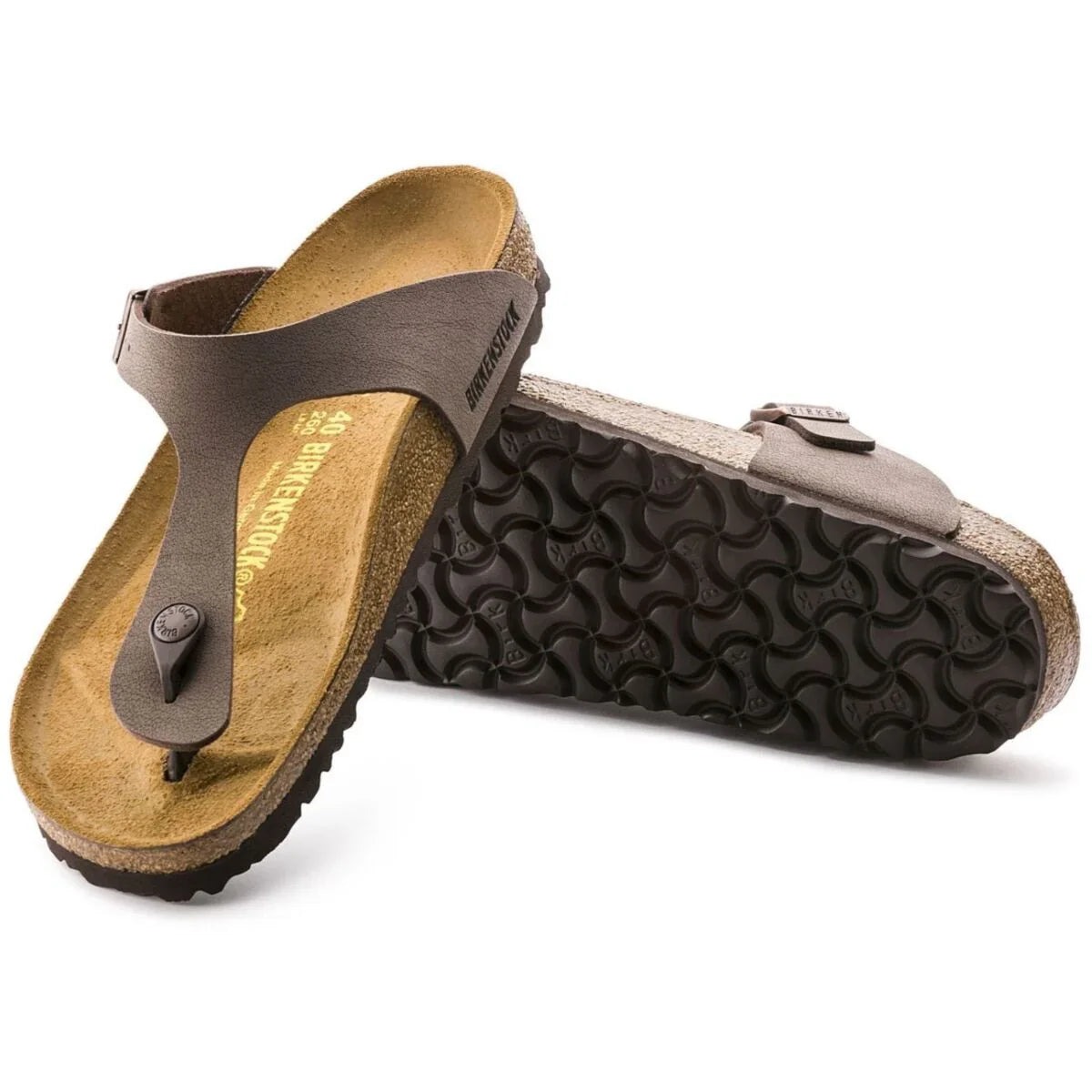 Birkenstock Gizeh Birkibuc Mocha Sandals